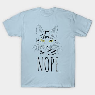 cat nope T-Shirt